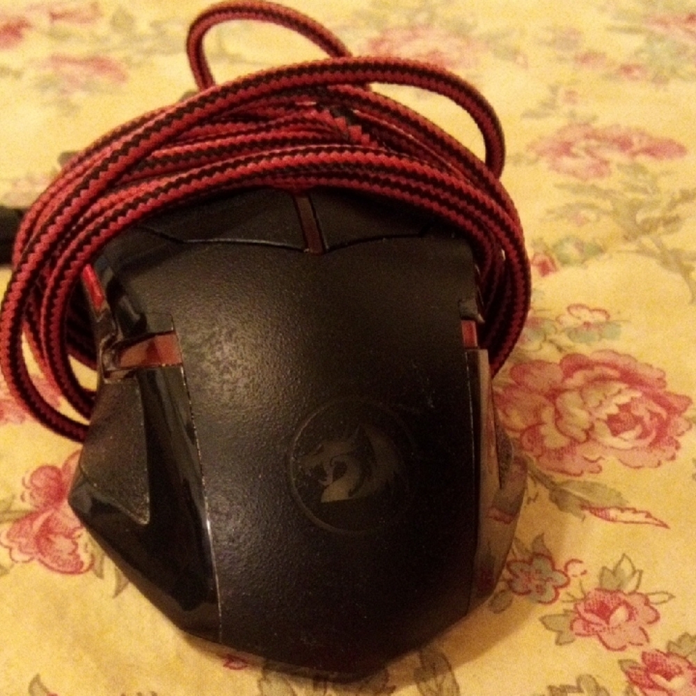 Redragon Gaming Mouse with Red and Black Design